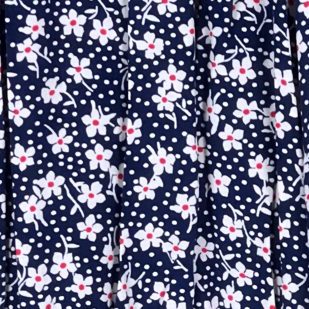 Polo Ralph Lauren Floral Long Sleeve Romper Navy Blue Pink Boho Smocked Waist - Picture 12 of 16